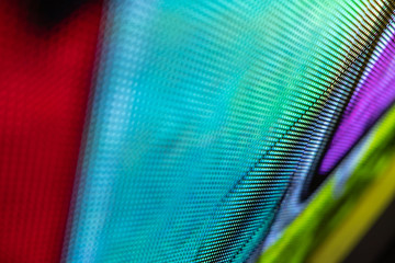 CloseUp LED blurred screen. LED soft focus background. abstract background ideal for design.