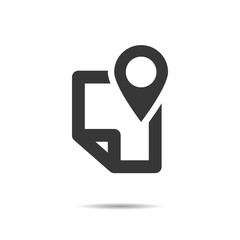 map marker icon location vector