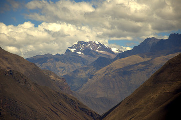 Fototapeta na wymiar view of andes mountains