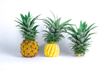 pineapple isolated on a white background