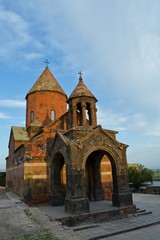 The Khor Virap Church in Armenia.It is a place visited by tourists going to Armenia.