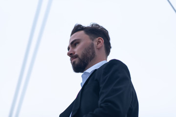 Business people are thinking about business plans for business success