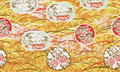 和柄 草花