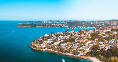 Fototapeta premium coastal houses