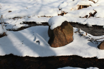 stone river winter