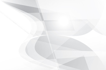 Abstract geometric white and gray color background. Vector, illustration.	