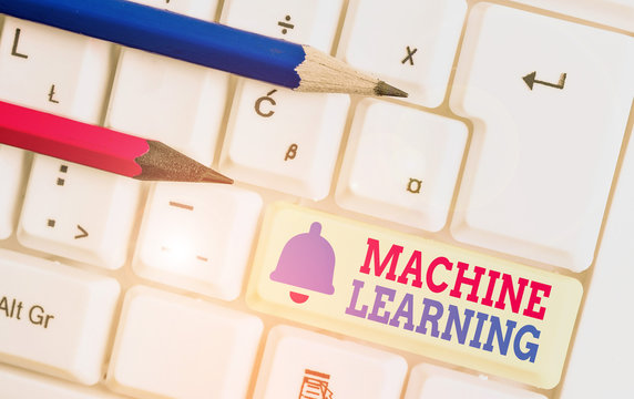 Word writing text Machine Learning. Business photo showcasing scientific study of algorithms and statistical models