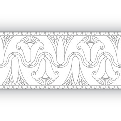 egyptian symbol ornamental  composition architecture