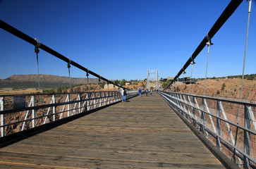 The bridge in Royal Gorge in Colorado, USA.