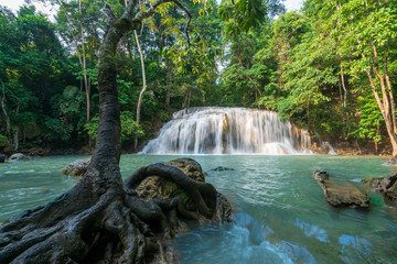 Waterfalls In Deep Forest