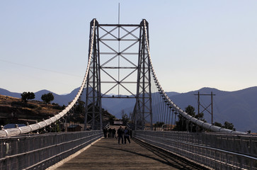 Fototapeta na wymiar The bridge in Royal Gorge in Colorado, USA.