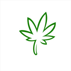 cannabis leaf icon