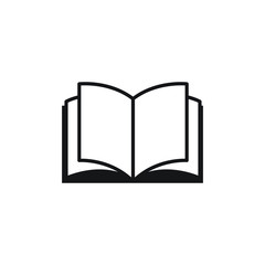 Book line icon vector illustration on white background. 