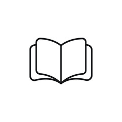 Book line icon vector illustration on white background. 