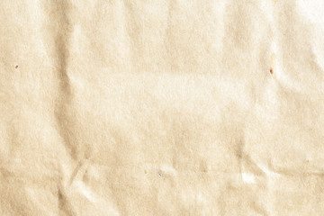 Fototapeta na wymiar Old brown crumpled paper texture
