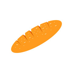 Bread icon flat design style. vector illustration