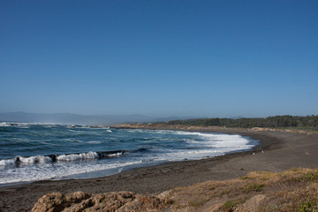 Coast line in Fort Bragg, Northern California