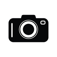 Photo camera icon on white background. vector illustration