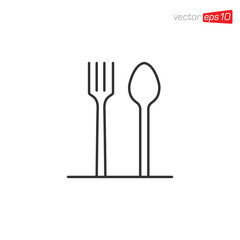 Cutlery Icon Design Vector Template