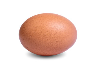 egg fresh raw isolated on white background