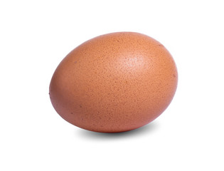 egg fresh raw isolated on white background