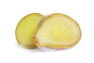 ginger root isolated on white background
