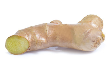 ginger root isolated on white background
