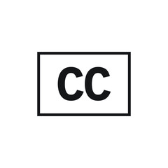 Closed captioning icon vector illustration.