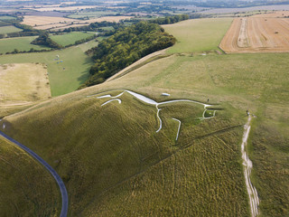 Uffington White Horse by Drone