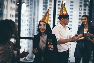 Business People Party Celebration Success Concept