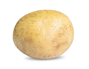 Potato vegetable isolated on white background