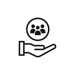 customer service icon vector illustration. flat design