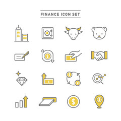 FINANCE ICON SET
