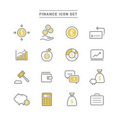 FINANCE ICON SET