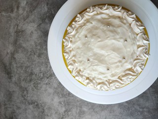 cottage cheese in a bowl