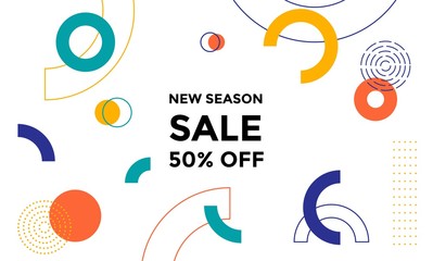 abstract background with geometric shapes