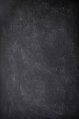 Empty green chalkboard texture hang on the white wall. double frame from green board and white background. image for background, wallpaper and copy space. bill board wood frame for add text.