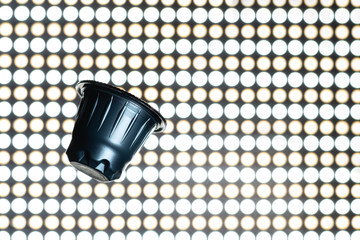 blue espresso coffee capsule