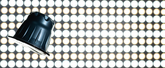 blue espresso coffee capsule