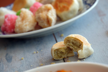 Bakpia, Traditional cuisine from Yogyakarta, Indonesia.