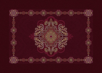 Classic paisley pattern, wallpaper pattern