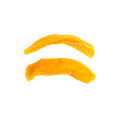 Naklejka na ściany i meble Dried Mango or Dried Mango slices on a background new.