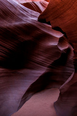Amazing View to the Antelope Canyon Curves, Arizona, USA