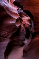 Amazing View to the Antelope Canyon Curves, Arizona, USA