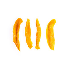 Dried Mango or Dried Mango slices on a background new.