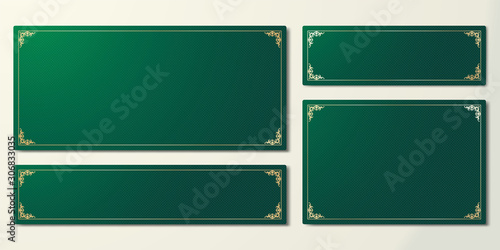 高級感のあるフレームデザイン カードデザインのテンプレート Abstract Wall Mural Abstra Design Box