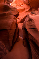 Amazing View to the Antelope Canyon Curves, Arizona, USA