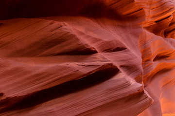 Amazing View to the Antelope Canyon Curves, Arizona, USA