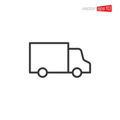 Truck Delivery Icon Design Illustration
