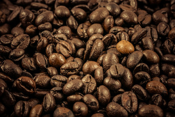 Coffee beans background